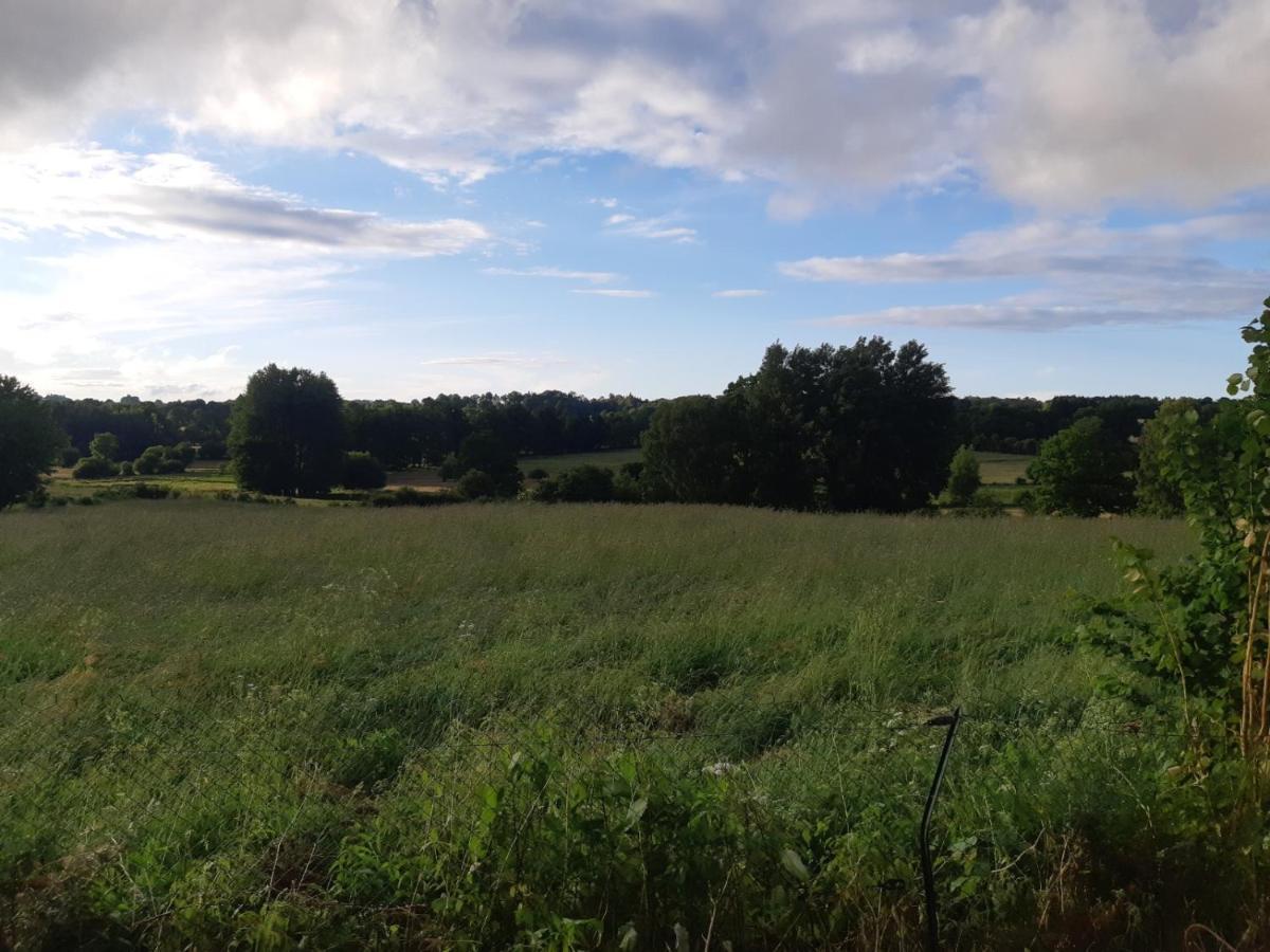 Maison A La Campagne Avec Piscine Flayat Exteriör bild
